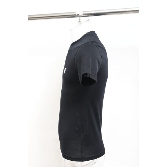 Burberry TB Monogram T-shirt in Black Cotton - Picture 7 of 10